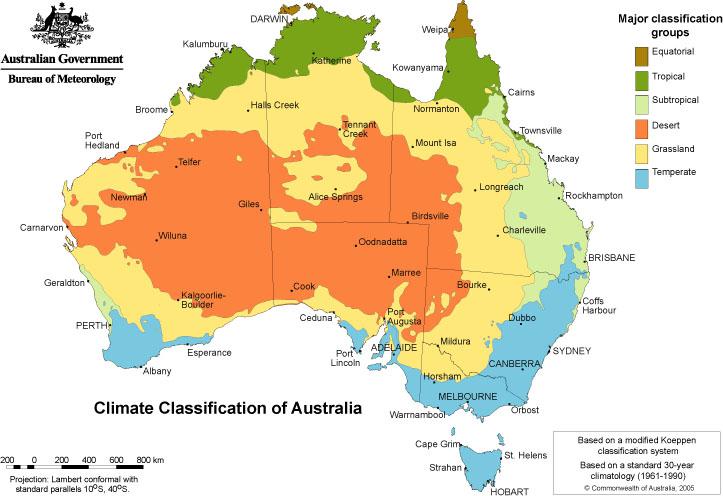 climat australie