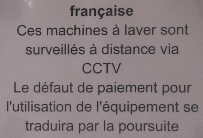 notice fran&ccedil;ais australie