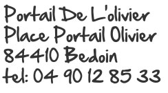 portail de l'olivier B&eacute;doin